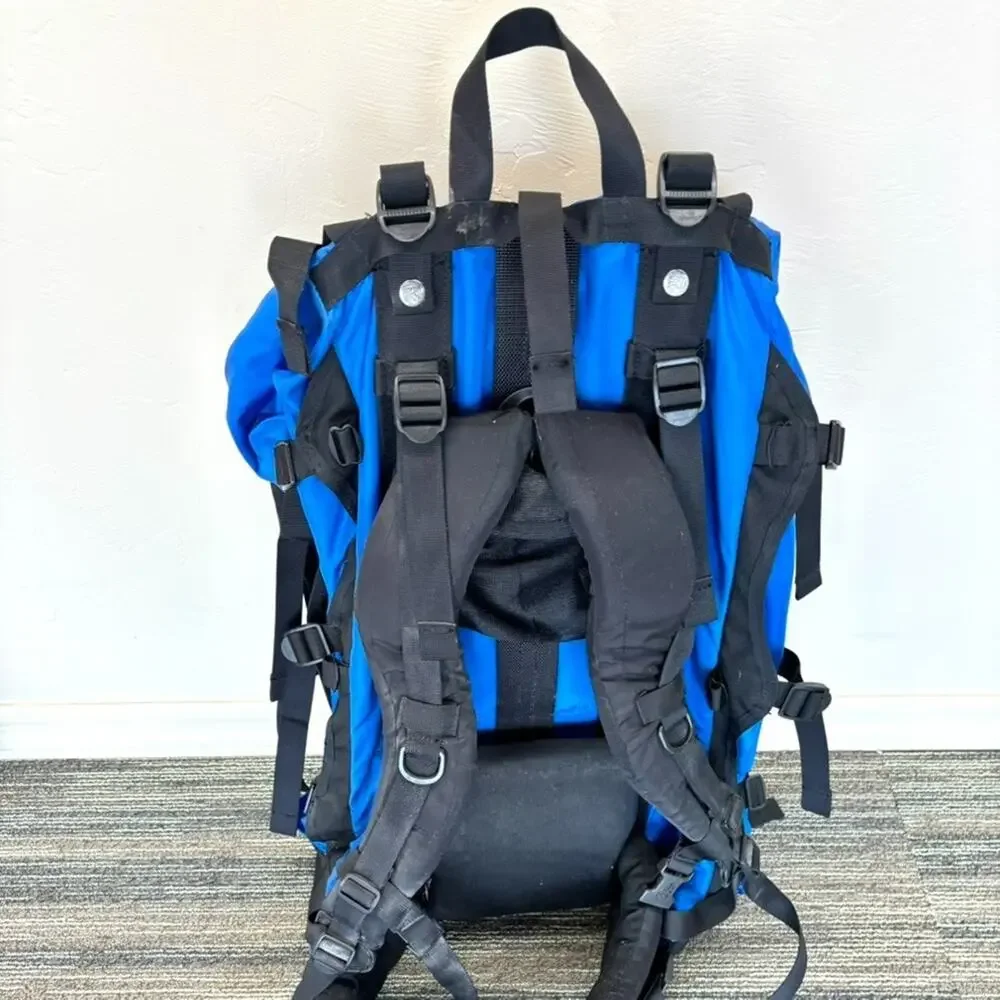 Lowe Alpine Backpack Contour IV Blue Classic 90Lx15 Hiking Frame Camping Pack
